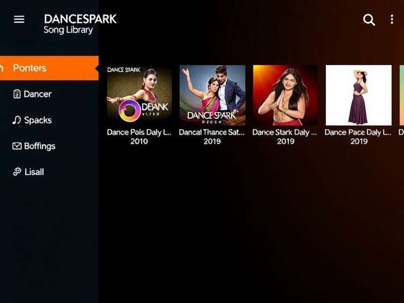 Dance Spark Bollywood Song Library